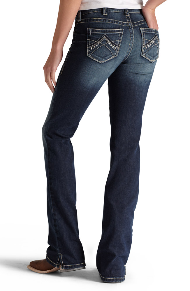 *SALE* ONLY 31 REG - 32 LONG LEFT!! Ariat Women's R.E.A.L. Riding Boot Cut Jean - Spitfire